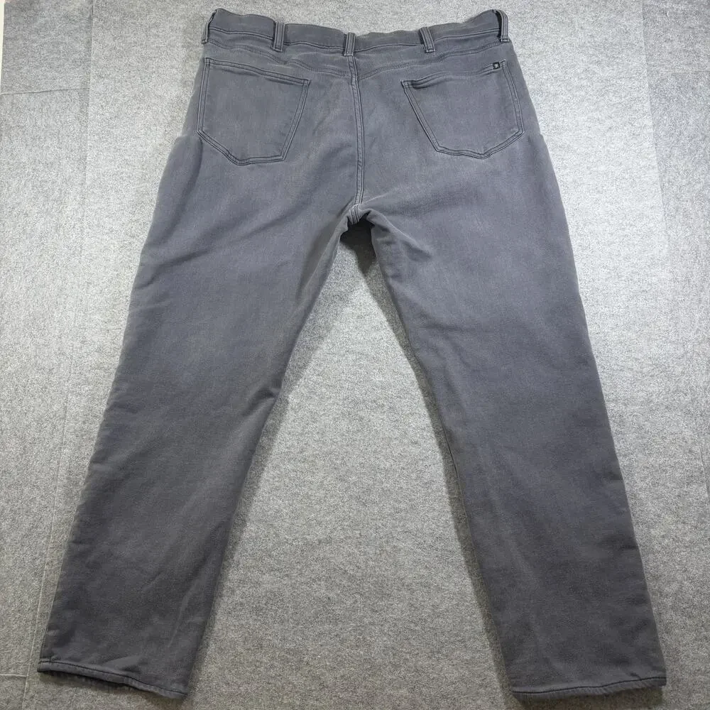 Banana Republic Chino Pants Mens 40x32 Gray Straight Fit Stretch Brushed Twill